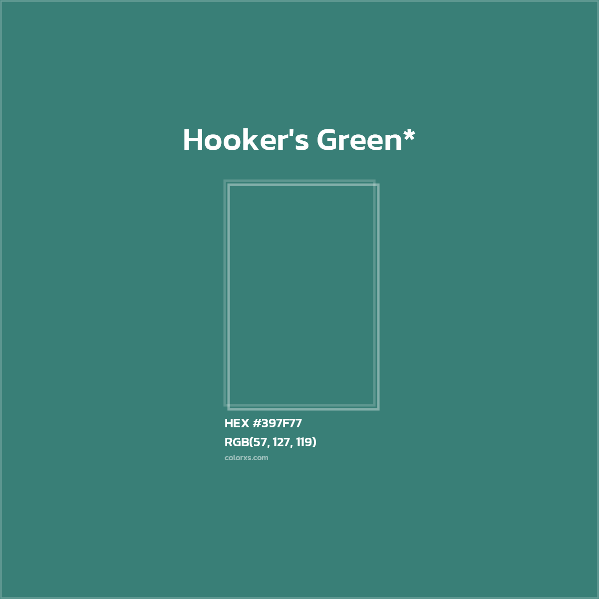 HEX #397F77 Color Name, Color Code, Palettes, Similar Paints, Images