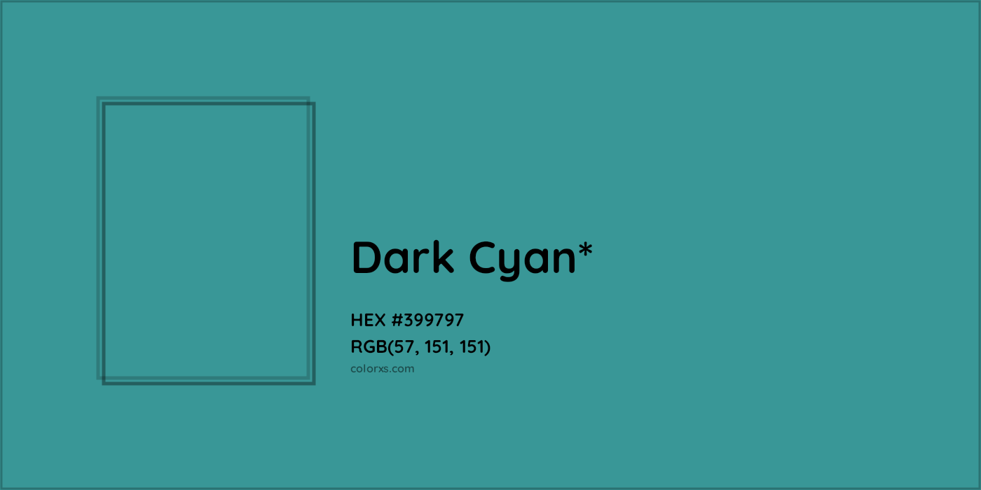 HEX #399797 Color Name, Color Code, Palettes, Similar Paints, Images