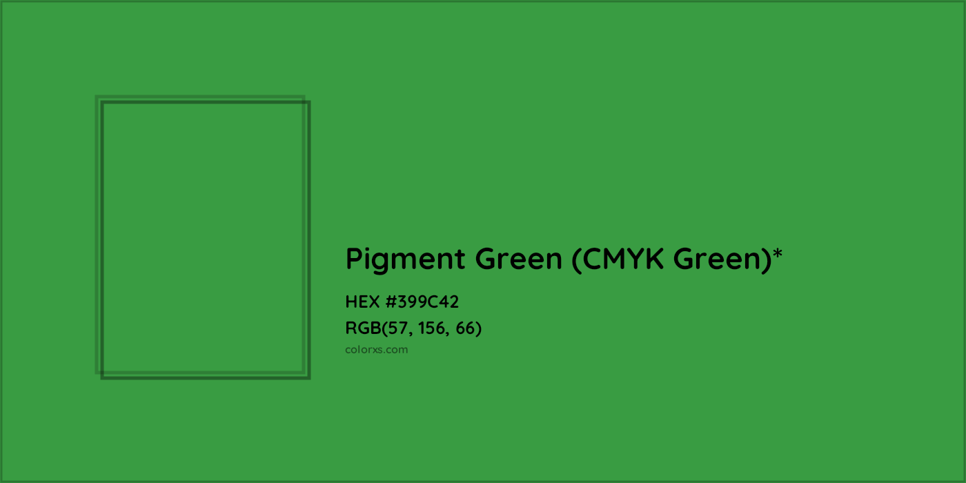 HEX #399C42 Color Name, Color Code, Palettes, Similar Paints, Images