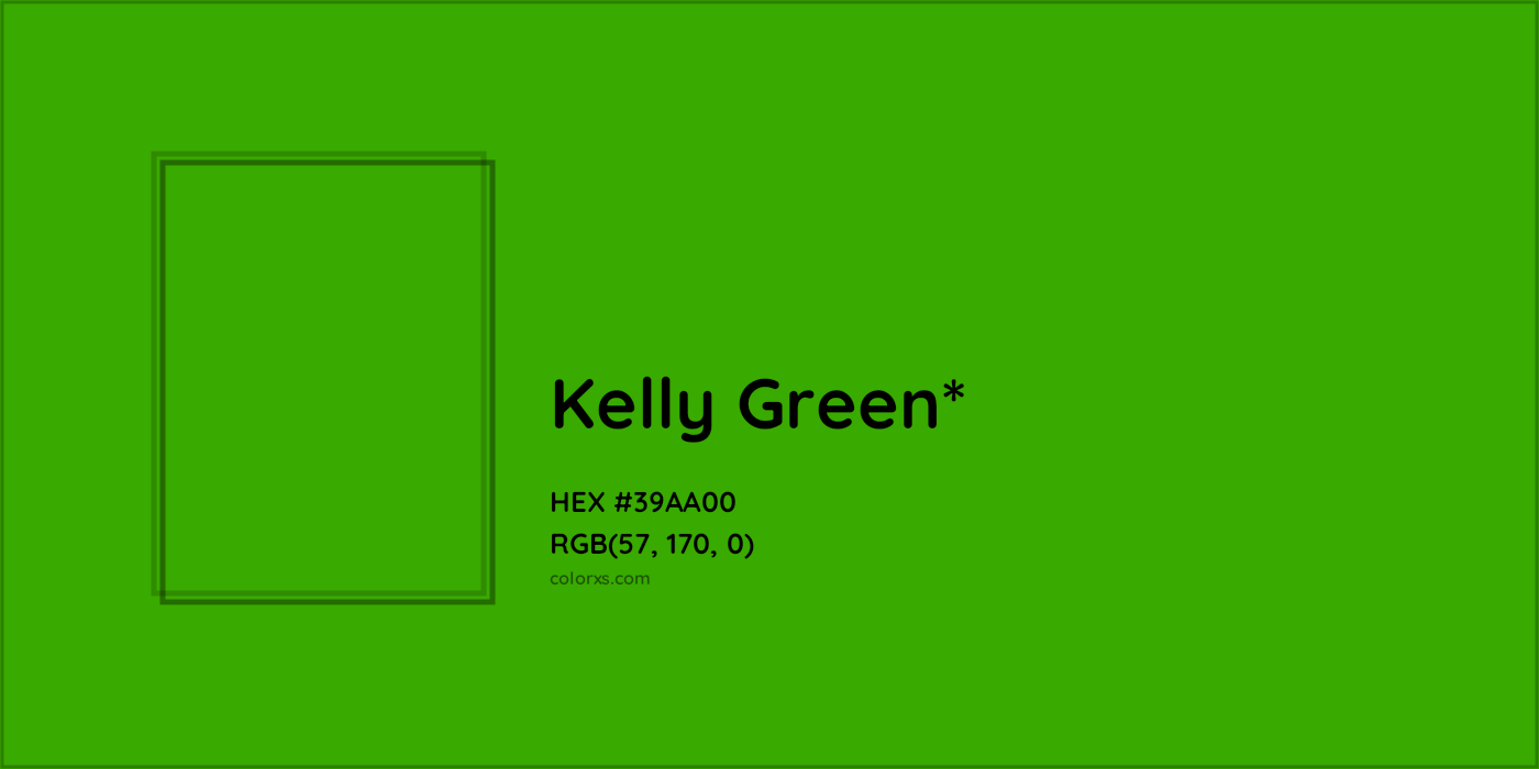 HEX #39AA00 Color Name, Color Code, Palettes, Similar Paints, Images