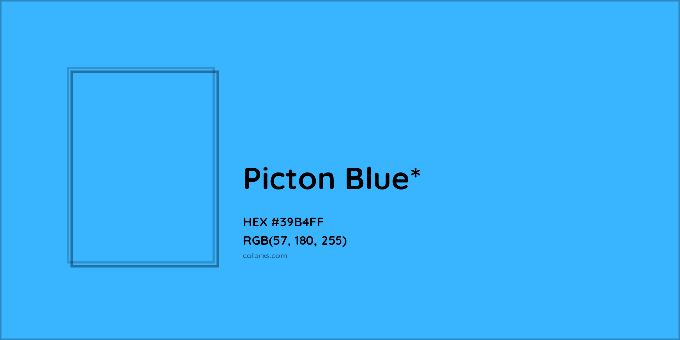 HEX #39B4FF Color Name, Color Code, Palettes, Similar Paints, Images