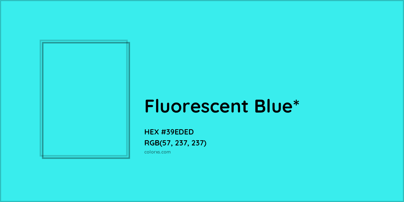HEX #39EDED Color Name, Color Code, Palettes, Similar Paints, Images