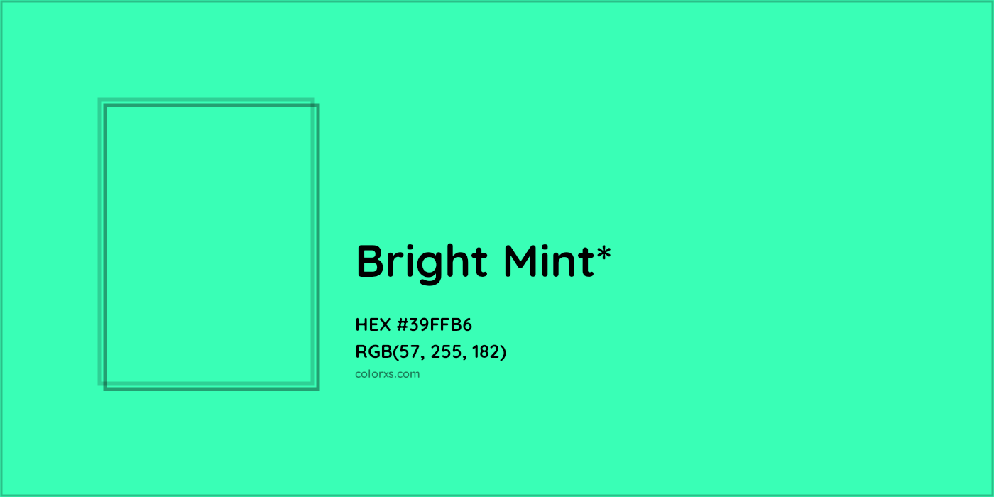 HEX #39FFB6 Color Name, Color Code, Palettes, Similar Paints, Images