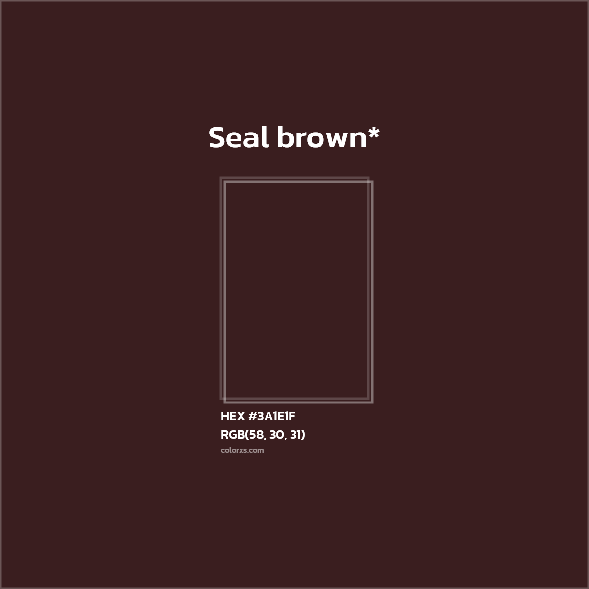 HEX #3A1E1F Color Name, Color Code, Palettes, Similar Paints, Images