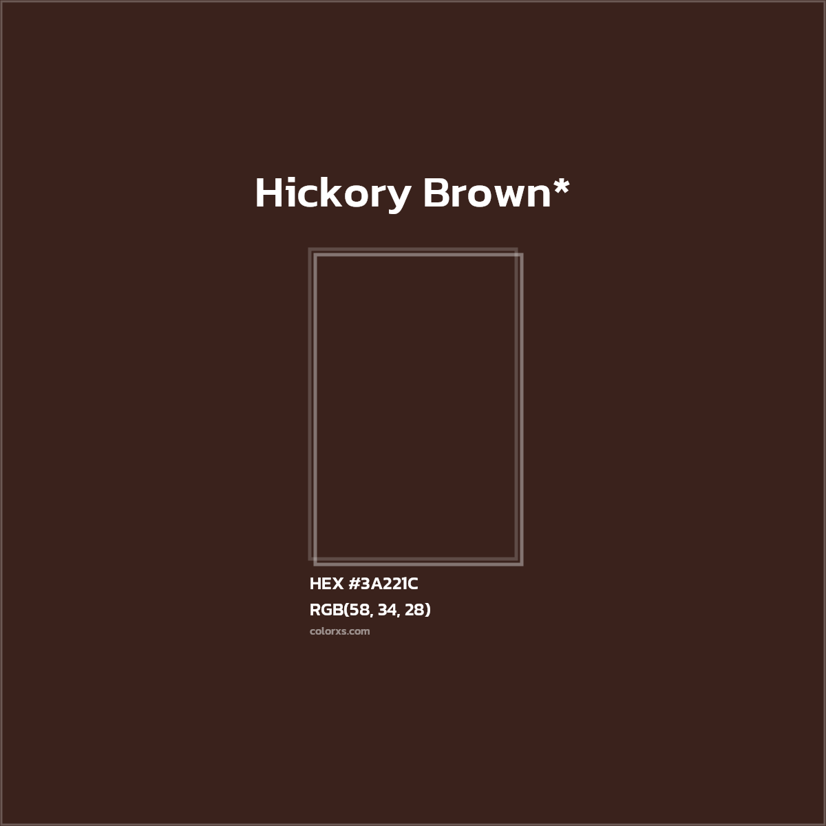HEX #3A221C Color Name, Color Code, Palettes, Similar Paints, Images