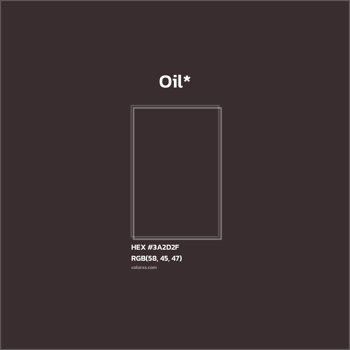 HEX #3A2D2F Color Name, Color Code, Palettes, Similar Paints, Images