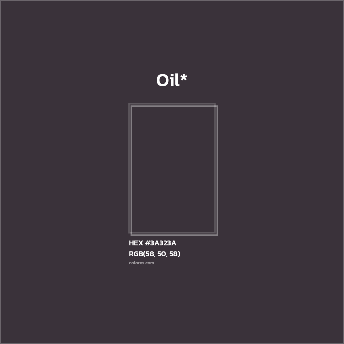 HEX #3A323A Color Name, Color Code, Palettes, Similar Paints, Images