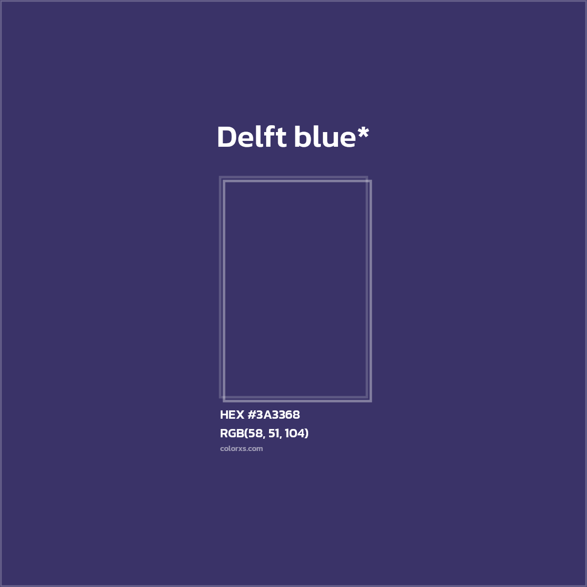 HEX #3A3368 Color Name, Color Code, Palettes, Similar Paints, Images
