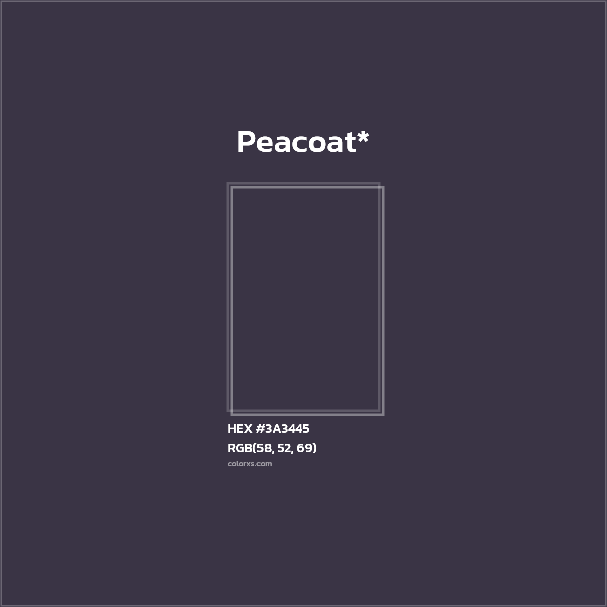 HEX #3A3445 Color Name, Color Code, Palettes, Similar Paints, Images