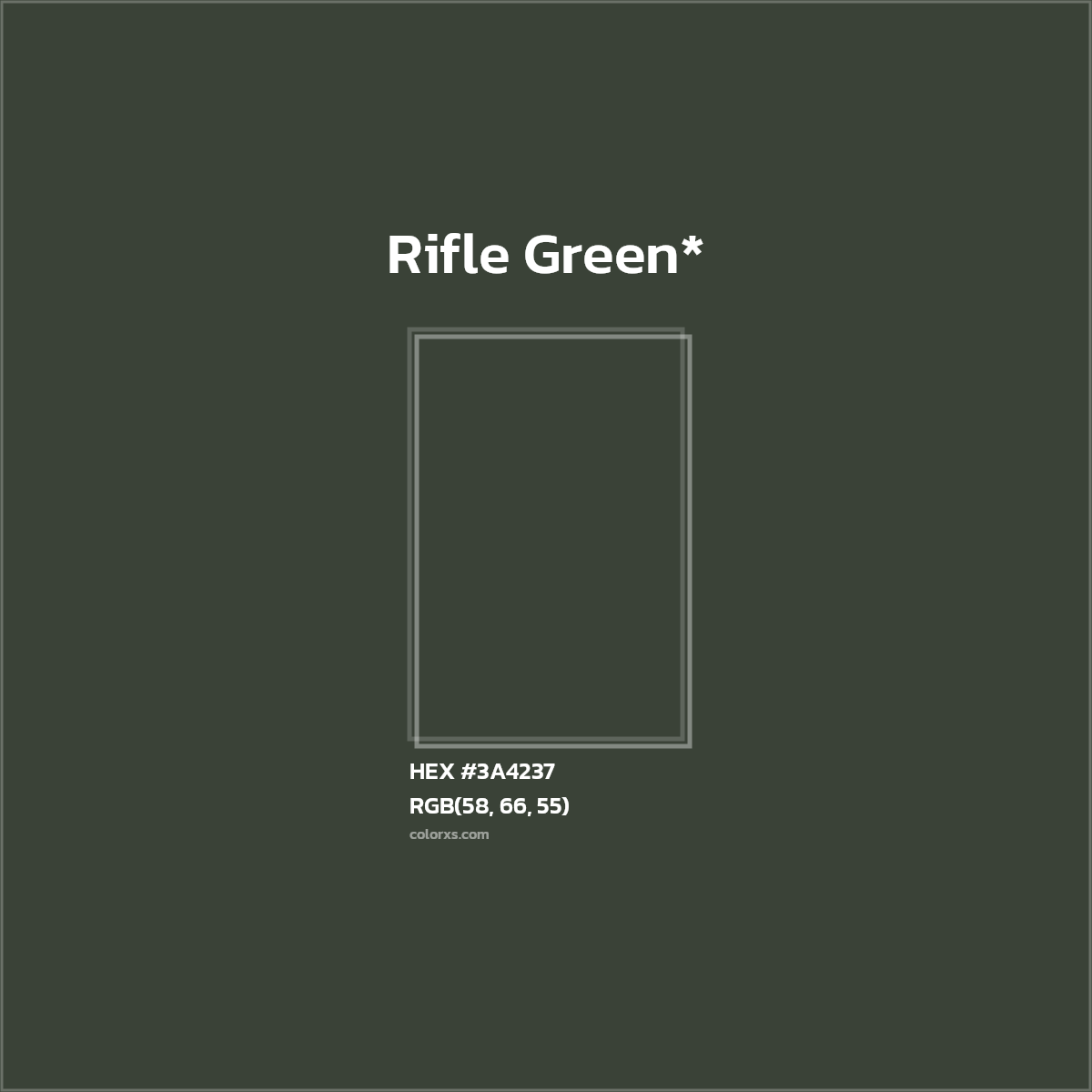 HEX #3A4237 Color Name, Color Code, Palettes, Similar Paints, Images