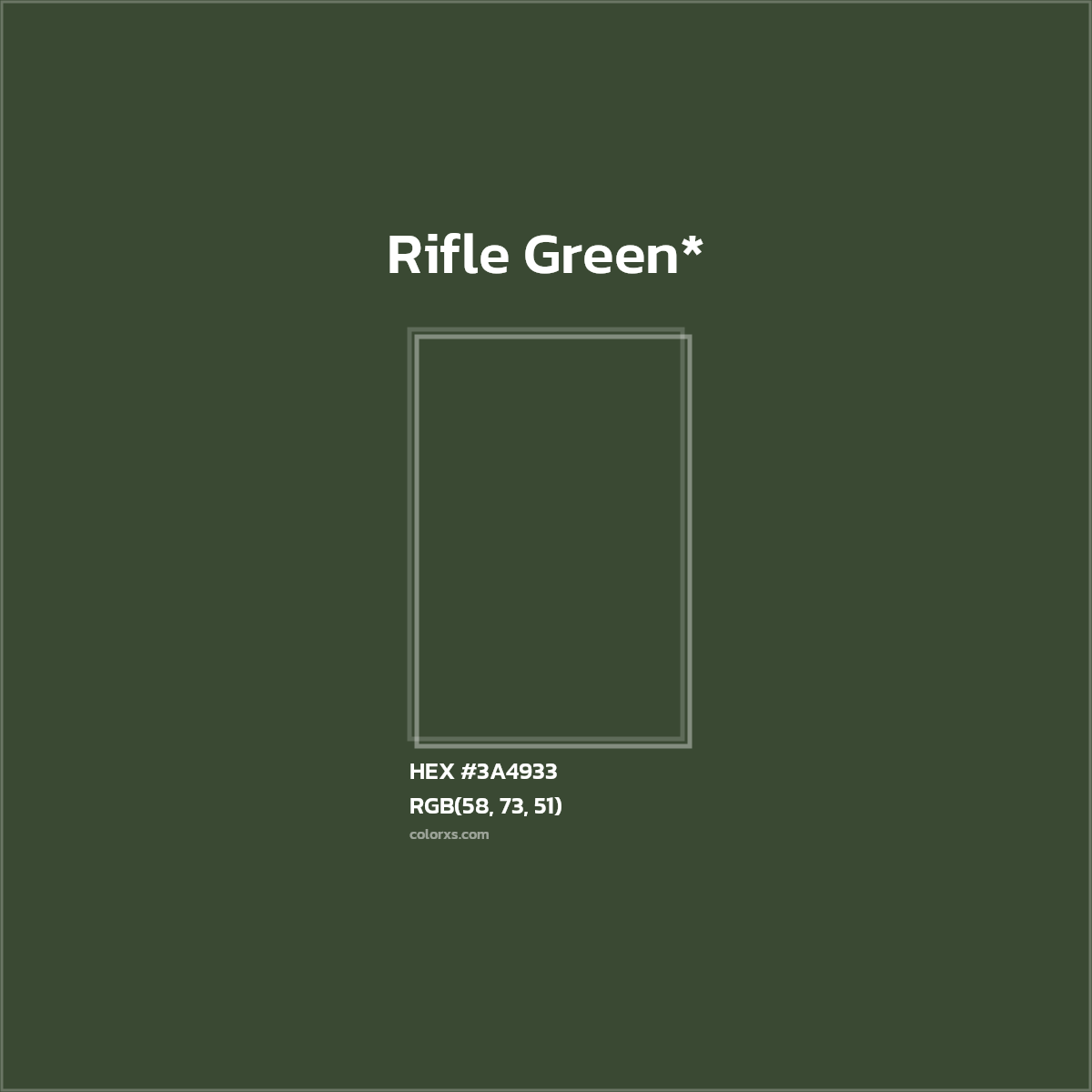 HEX #3A4933 Color Name, Color Code, Palettes, Similar Paints, Images