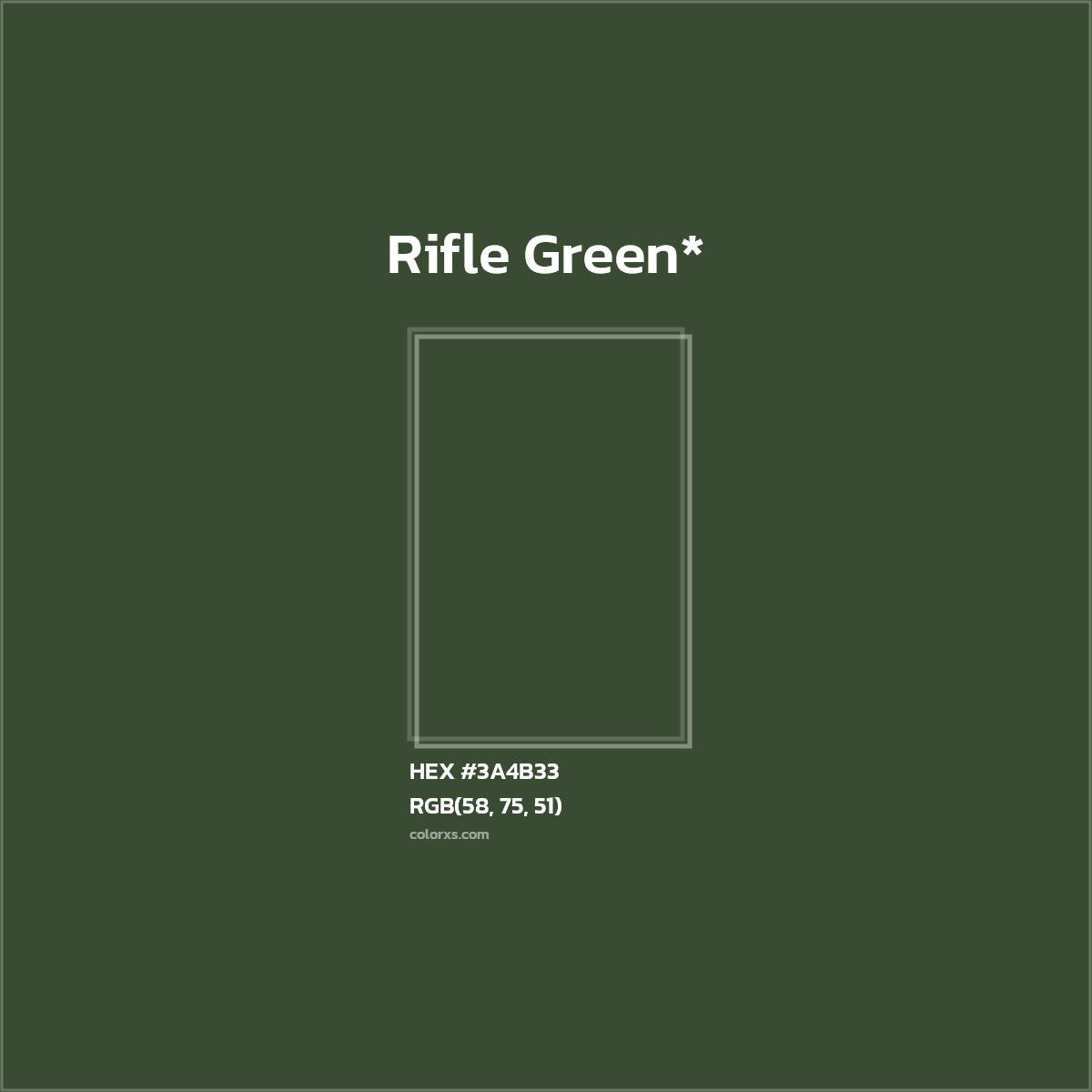 HEX #3A4B33 Color Name, Color Code, Palettes, Similar Paints, Images