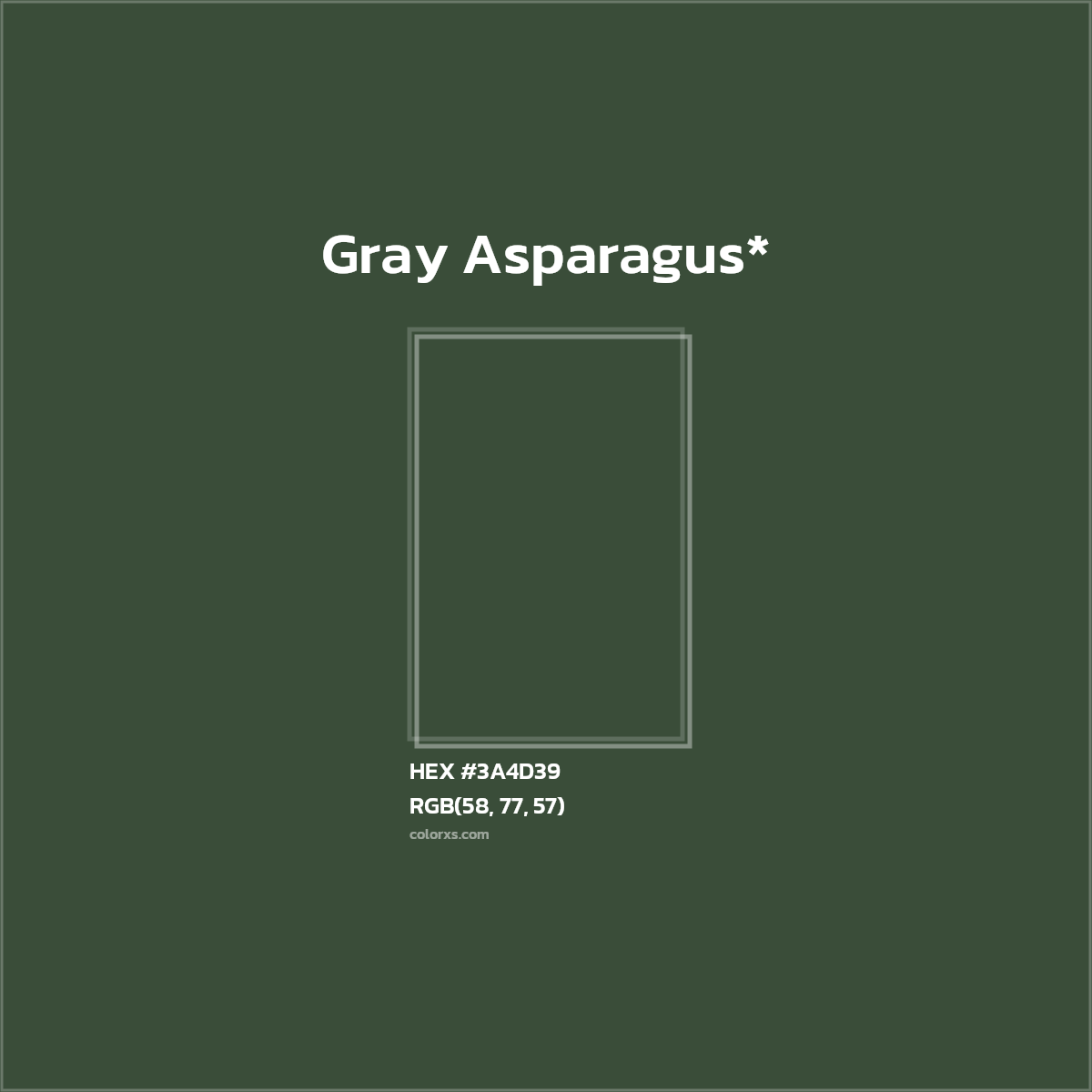 HEX #3A4D39 Color Name, Color Code, Palettes, Similar Paints, Images
