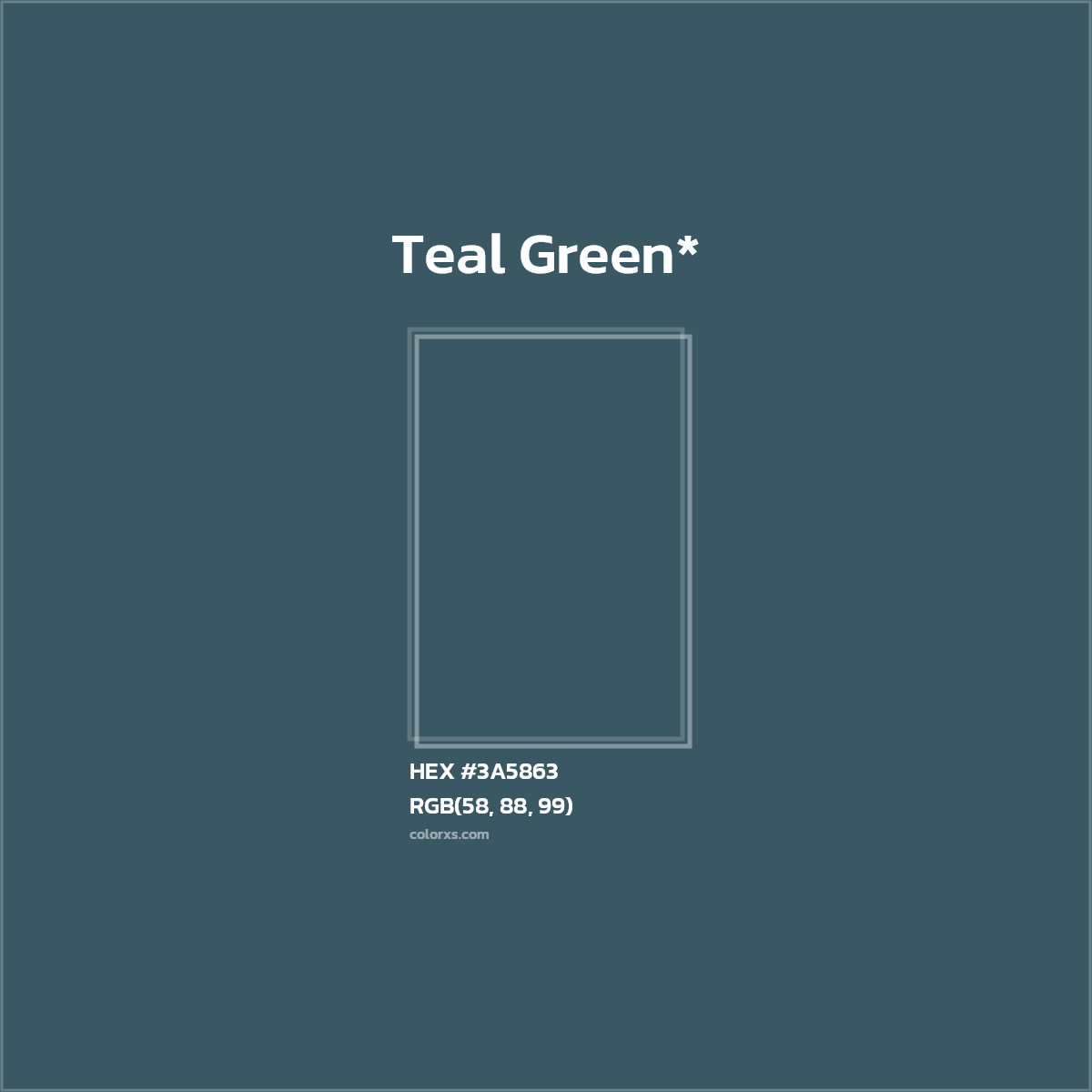 HEX #3A5863 Color Name, Color Code, Palettes, Similar Paints, Images