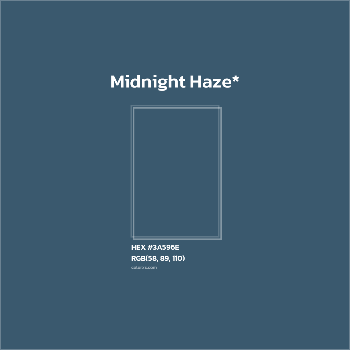 HEX #3A596E Color Name, Color Code, Palettes, Similar Paints, Images