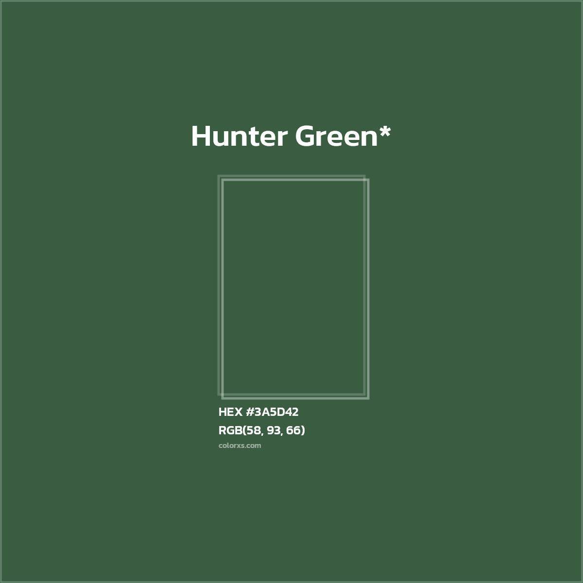 HEX #3A5D42 Color Name, Color Code, Palettes, Similar Paints, Images