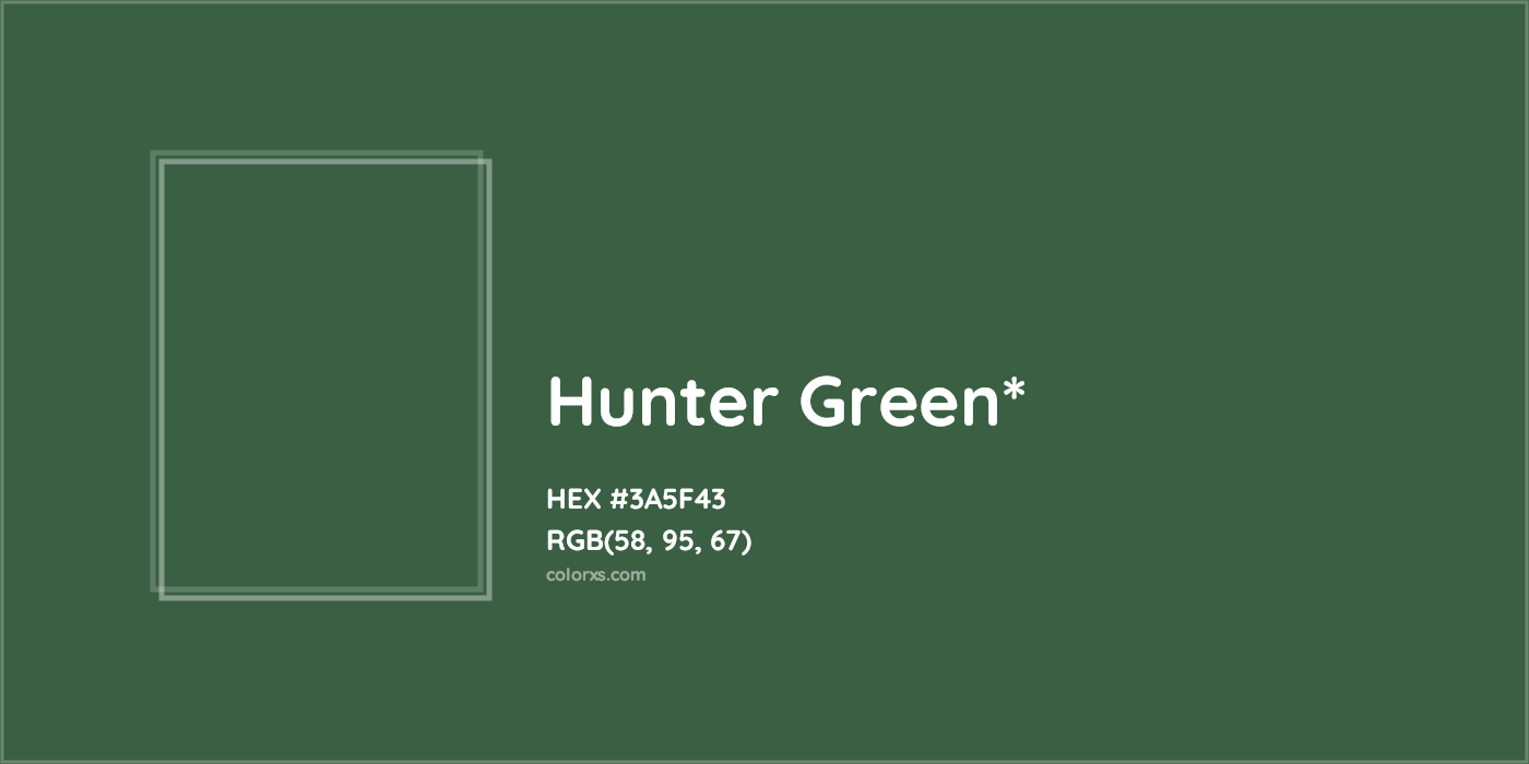 HEX #3A5F43 Color Name, Color Code, Palettes, Similar Paints, Images