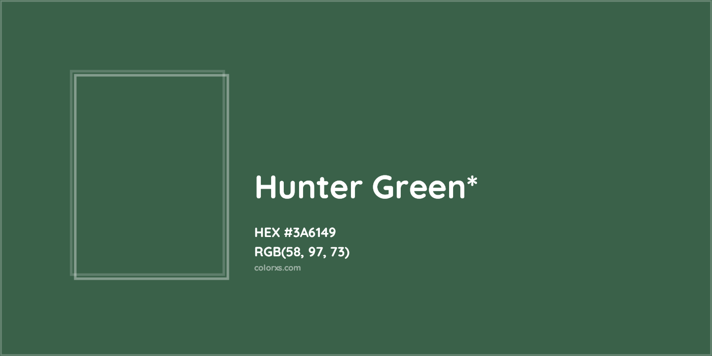 HEX #3A6149 Color Name, Color Code, Palettes, Similar Paints, Images