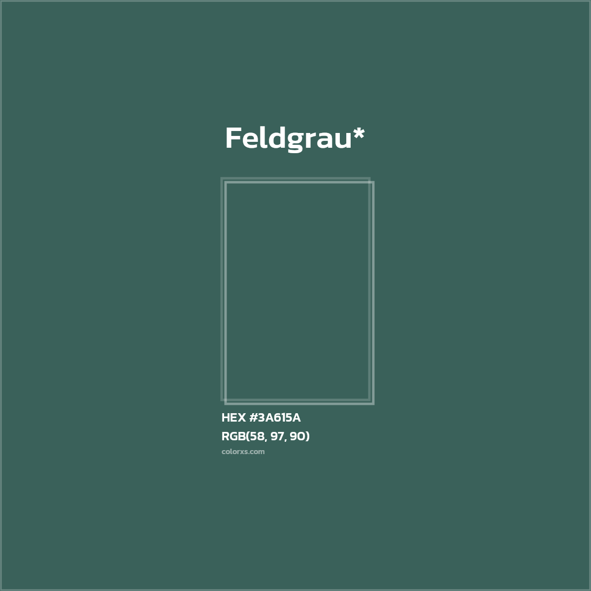 HEX #3A615A Color Name, Color Code, Palettes, Similar Paints, Images