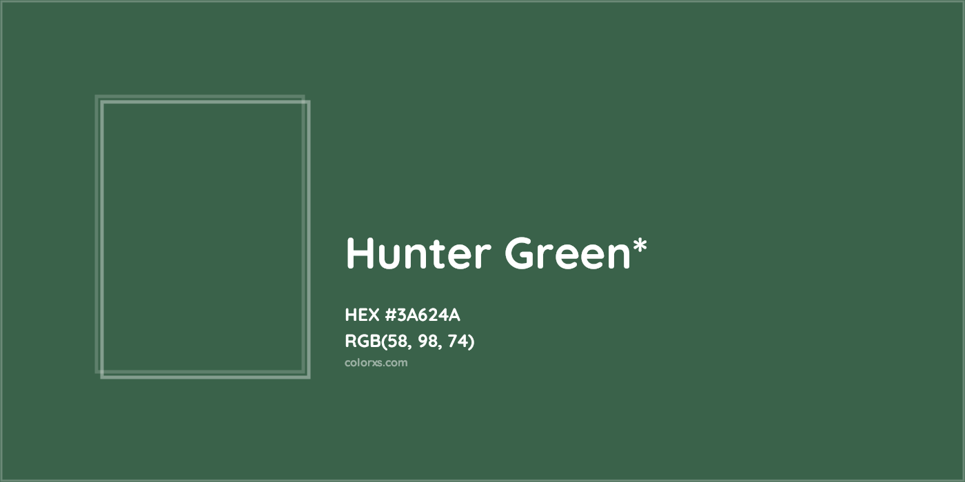 HEX #3A624A Color Name, Color Code, Palettes, Similar Paints, Images