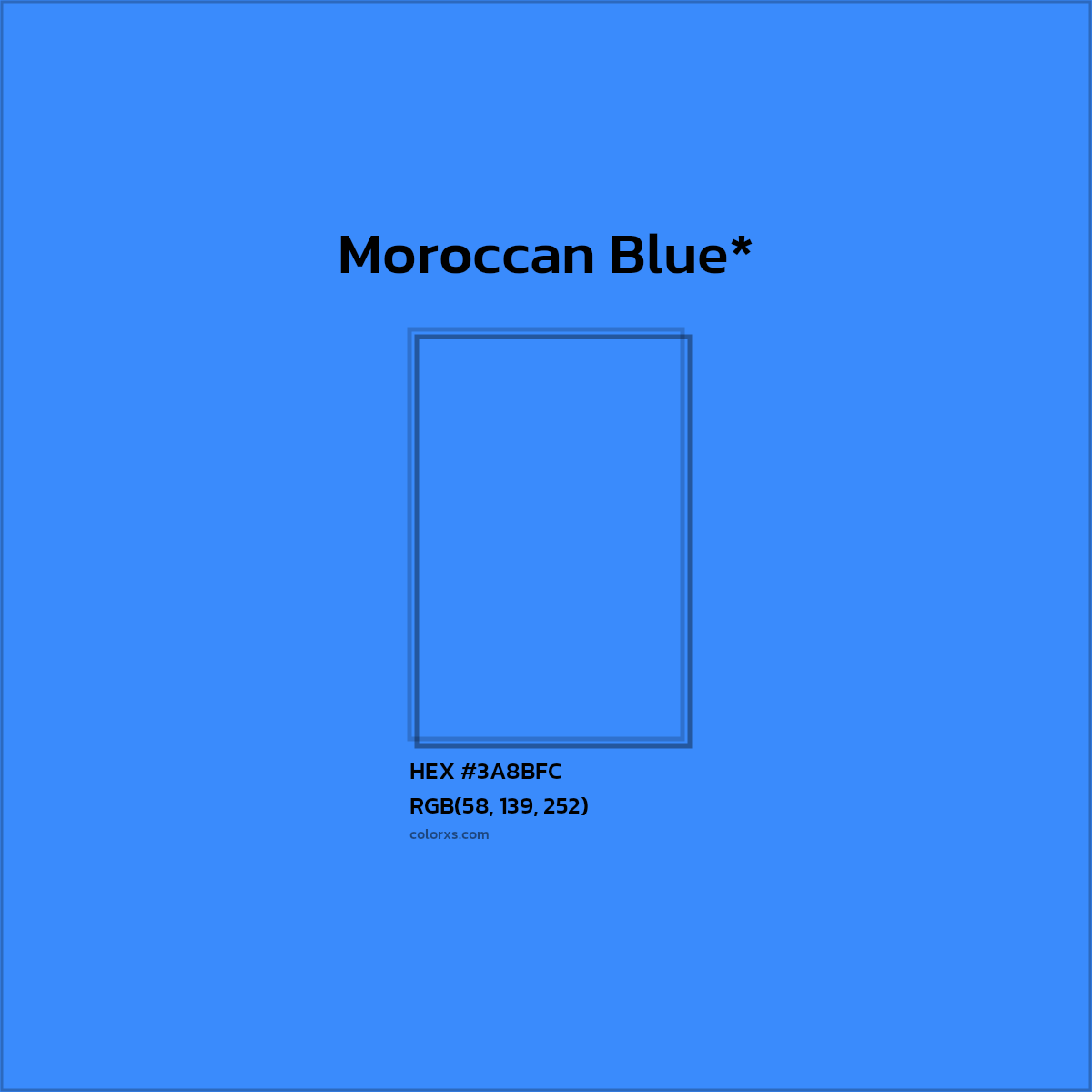 HEX #3A8BFC Color Name, Color Code, Palettes, Similar Paints, Images