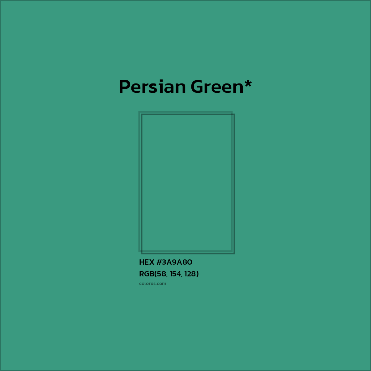 HEX #3A9A80 Color Name, Color Code, Palettes, Similar Paints, Images