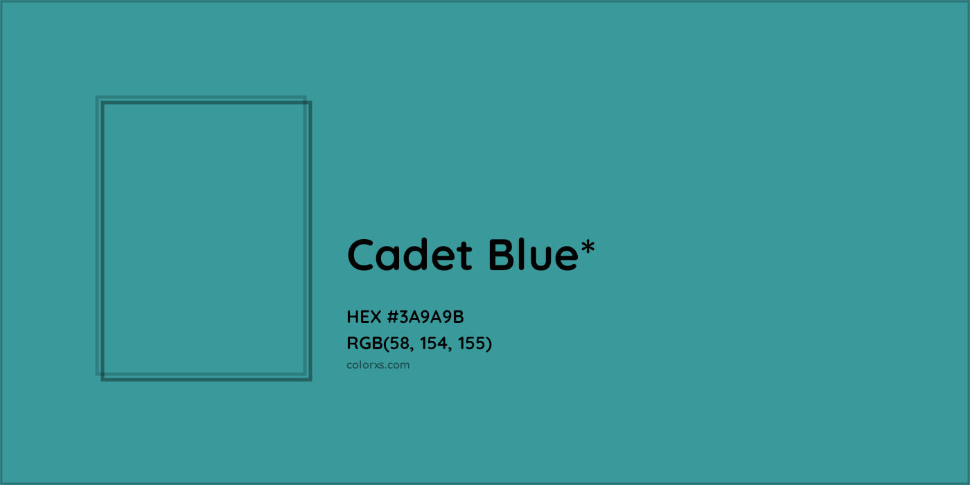 HEX #3A9A9B Color Name, Color Code, Palettes, Similar Paints, Images