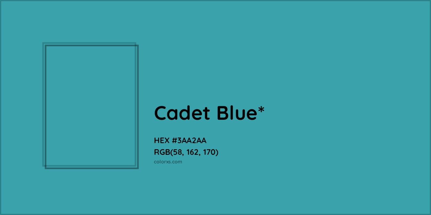 HEX #3AA2AA Color Name, Color Code, Palettes, Similar Paints, Images
