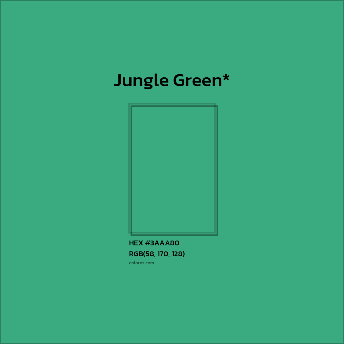 HEX #3AAA80 Color Name, Color Code, Palettes, Similar Paints, Images