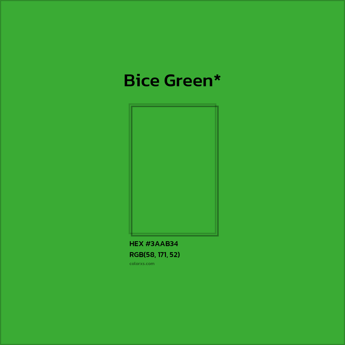 HEX #3AAB34 Color Name, Color Code, Palettes, Similar Paints, Images