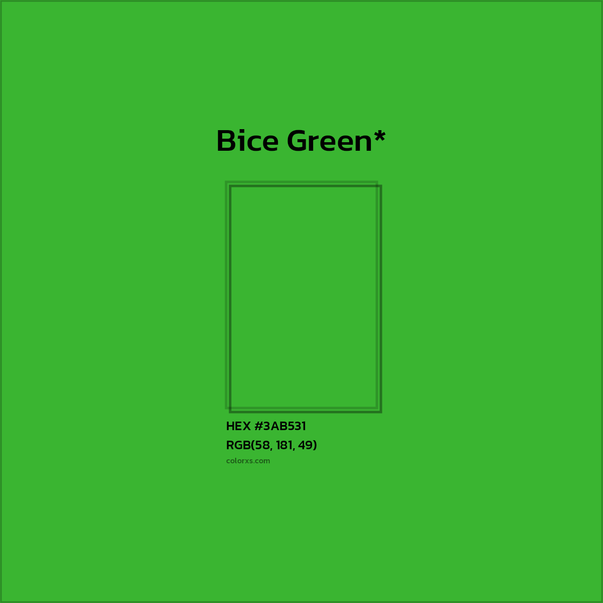 HEX #3AB531 Color Name, Color Code, Palettes, Similar Paints, Images