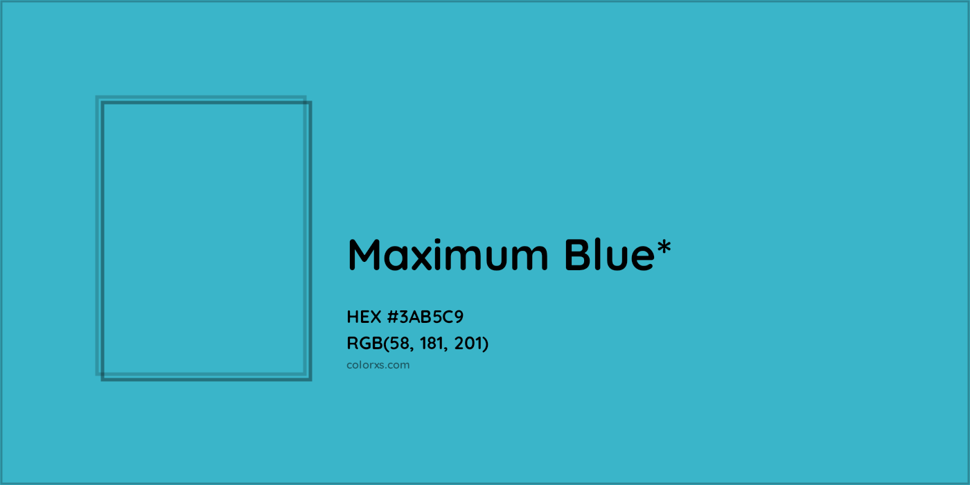 HEX #3AB5C9 Color Name, Color Code, Palettes, Similar Paints, Images