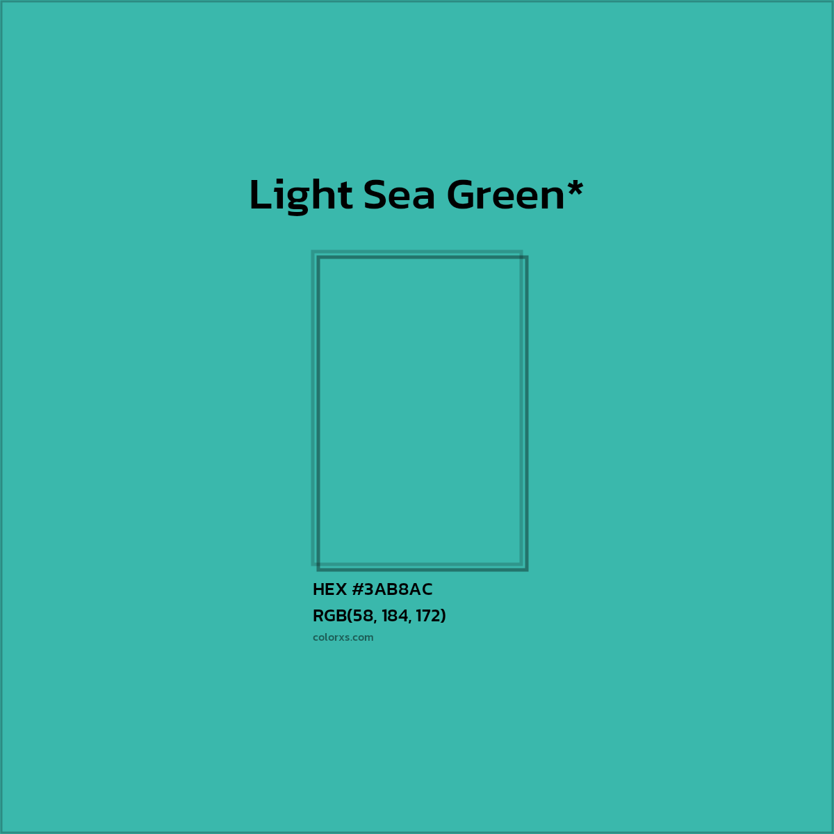 HEX #3AB8AC Color Name, Color Code, Palettes, Similar Paints, Images