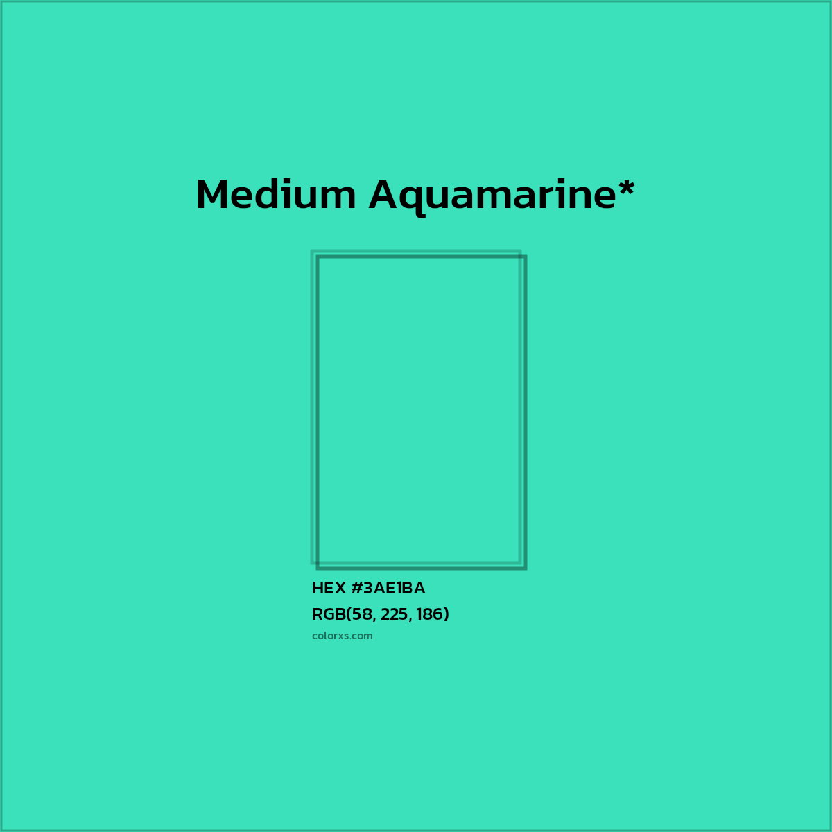 HEX #3AE1BA Color Name, Color Code, Palettes, Similar Paints, Images