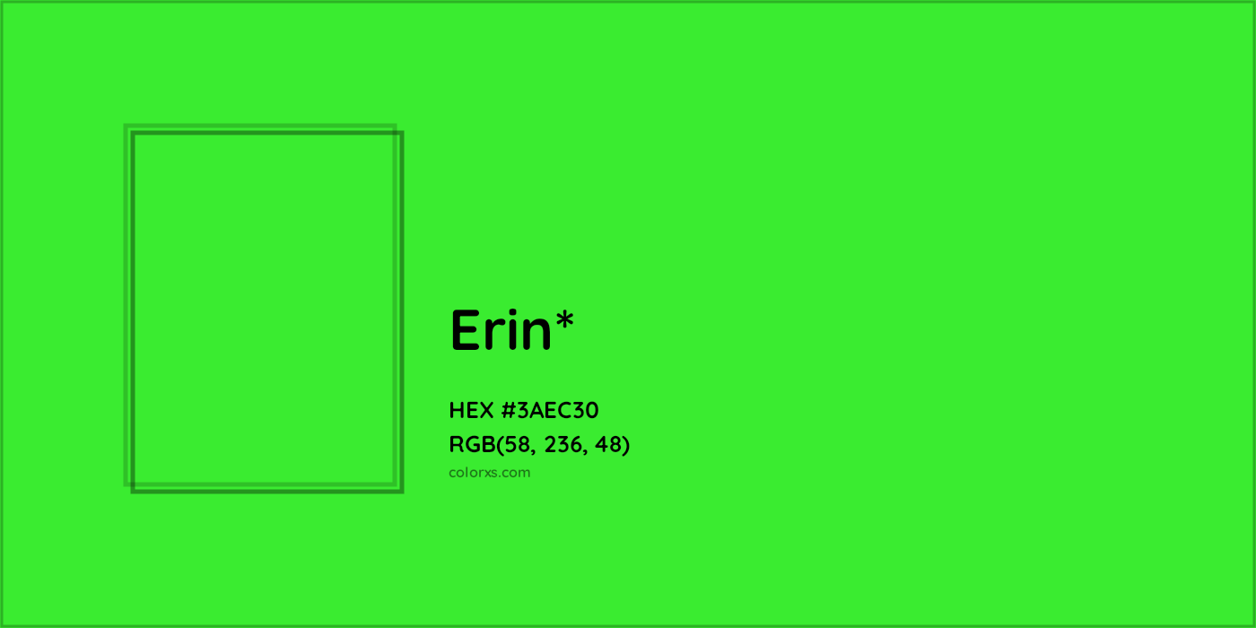 HEX #3AEC30 Color Name, Color Code, Palettes, Similar Paints, Images