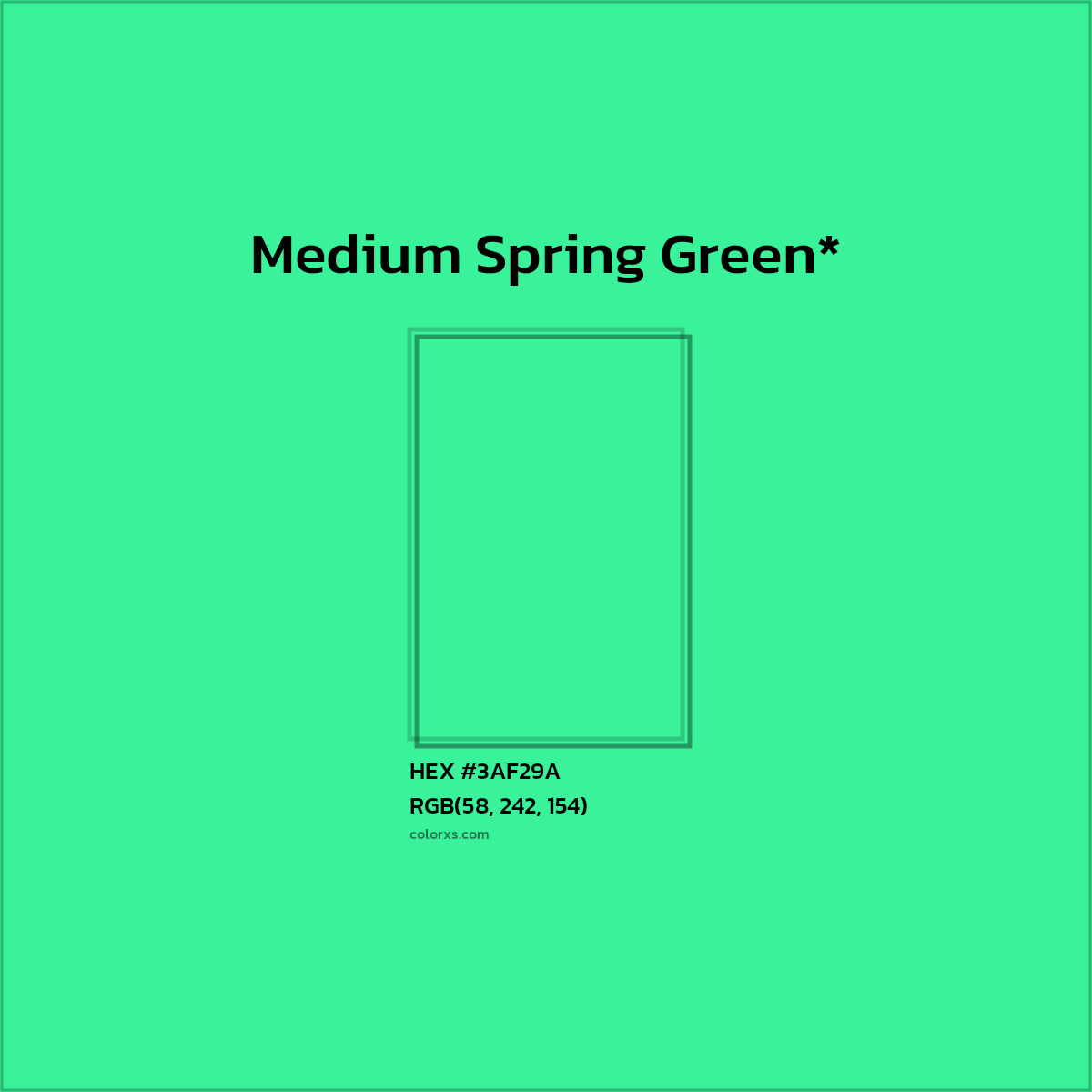 HEX #3AF29A Color Name, Color Code, Palettes, Similar Paints, Images