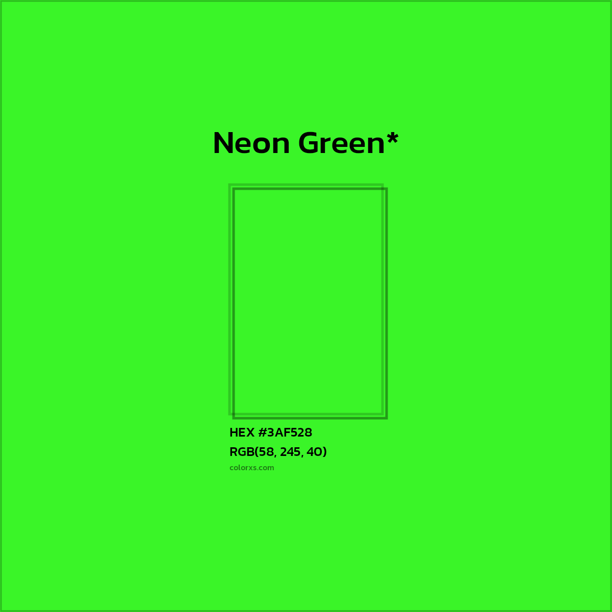 HEX #3AF528 Color Name, Color Code, Palettes, Similar Paints, Images