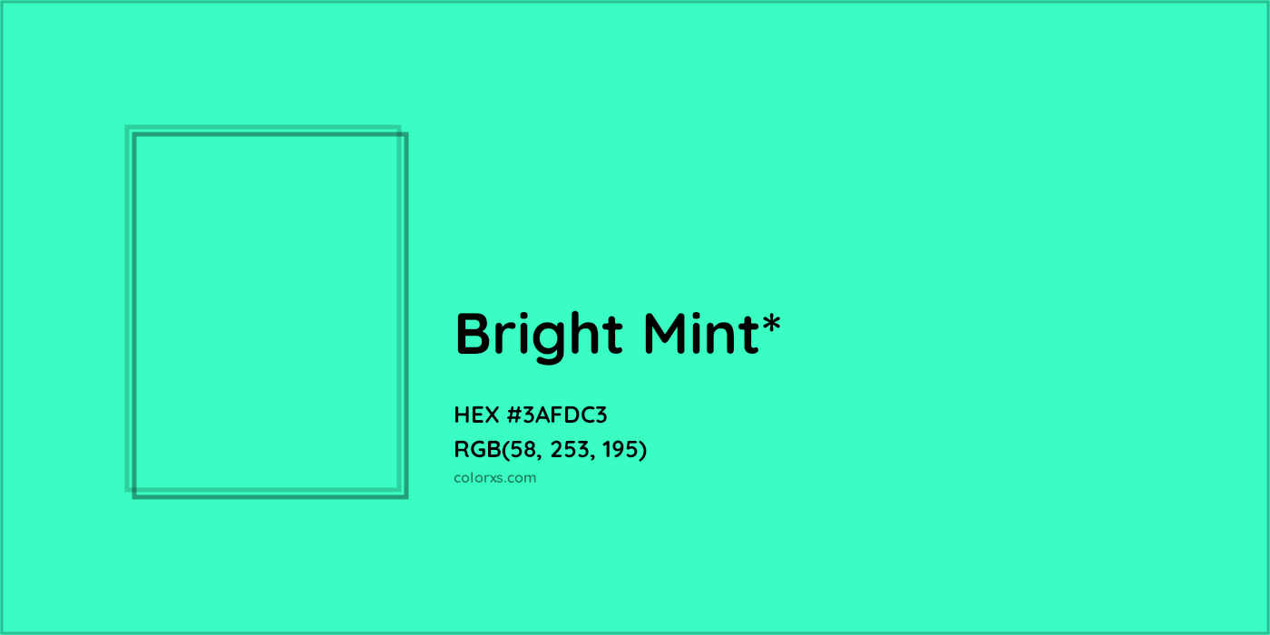 HEX #3AFDC3 Color Name, Color Code, Palettes, Similar Paints, Images