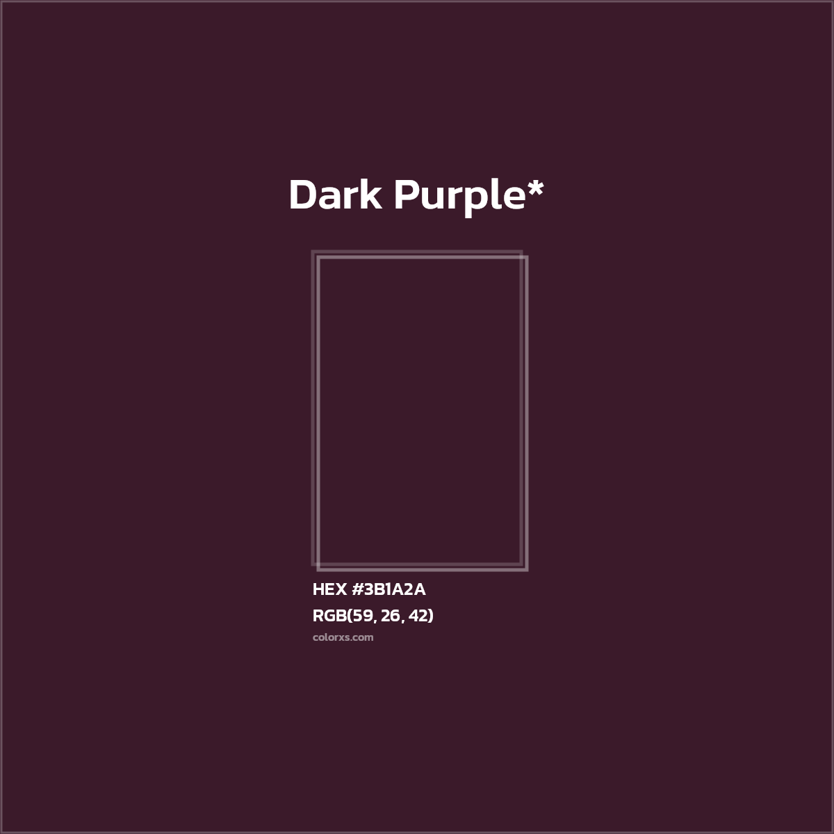 HEX #3B1A2A Color Name, Color Code, Palettes, Similar Paints, Images