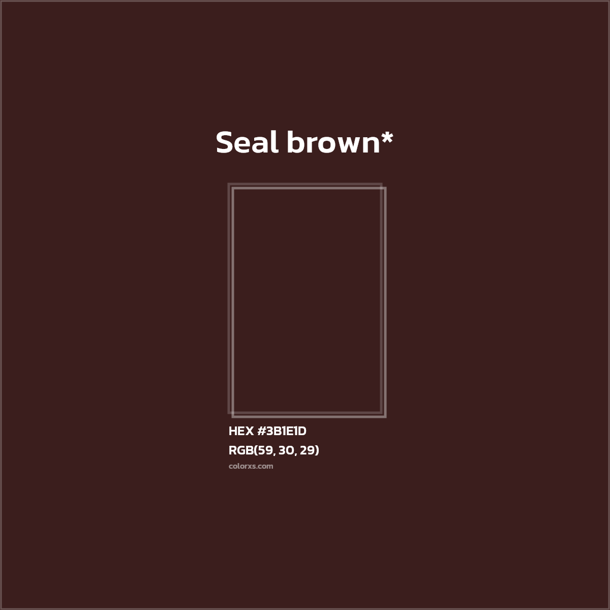 HEX #3B1E1D Color Name, Color Code, Palettes, Similar Paints, Images