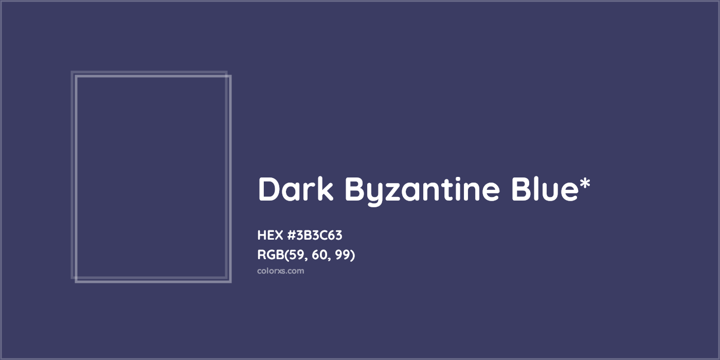 HEX #3B3C63 Color Name, Color Code, Palettes, Similar Paints, Images