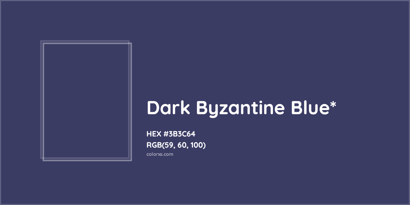 HEX #3B3C64 Color Name, Color Code, Palettes, Similar Paints, Images
