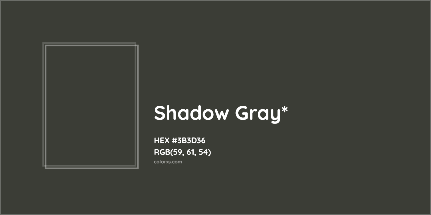 HEX #3B3D36 Color Name, Color Code, Palettes, Similar Paints, Images