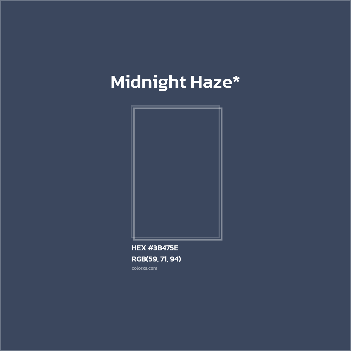 HEX #3B475E Color Name, Color Code, Palettes, Similar Paints, Images
