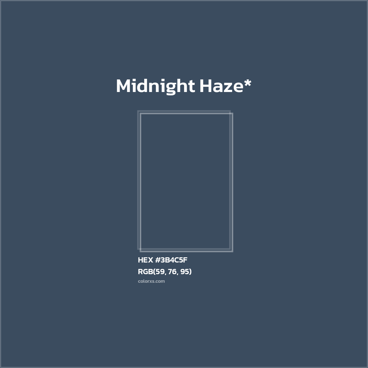 HEX #3B4C5F Color Name, Color Code, Palettes, Similar Paints, Images