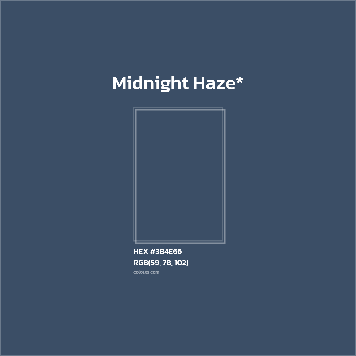 HEX #3B4E66 Color Name, Color Code, Palettes, Similar Paints, Images