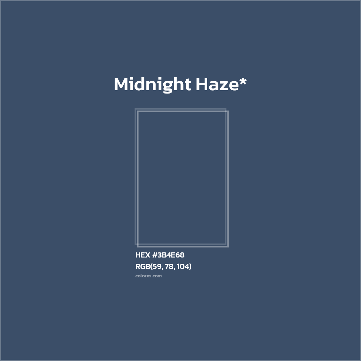 HEX #3B4E68 Color Name, Color Code, Palettes, Similar Paints, Images