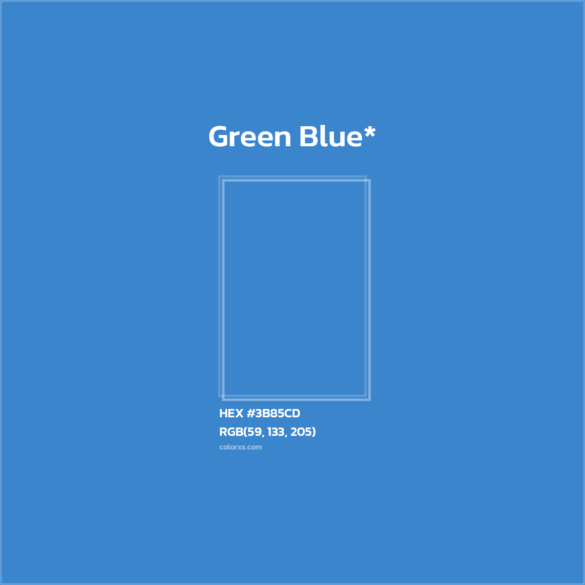 HEX #3B85CD Color Name, Color Code, Palettes, Similar Paints, Images
