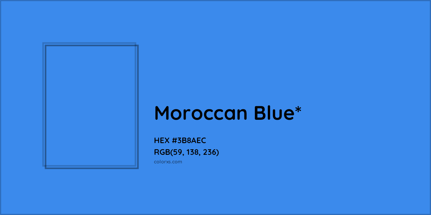 HEX #3B8AEC Color Name, Color Code, Palettes, Similar Paints, Images