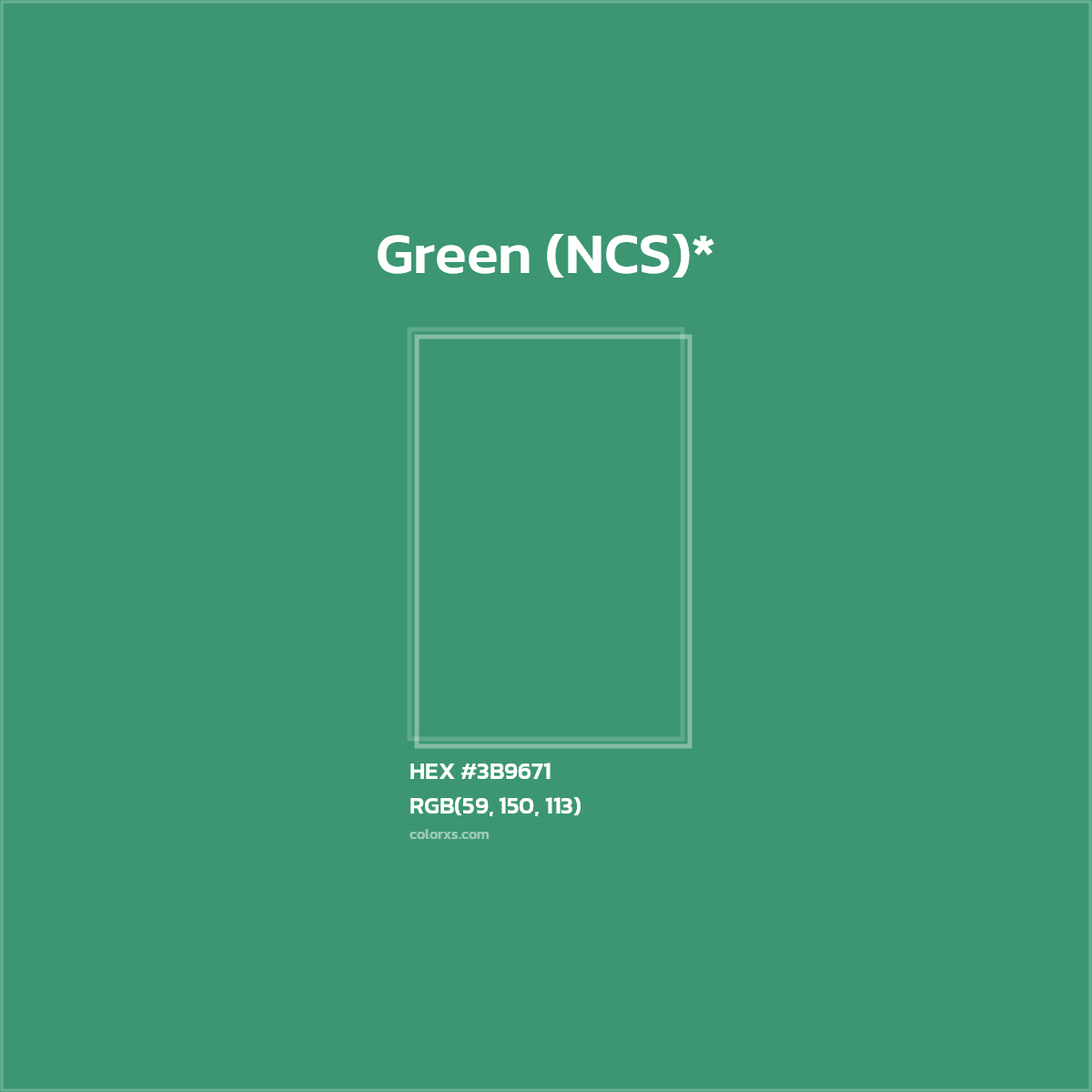 HEX #3B9671 Color Name, Color Code, Palettes, Similar Paints, Images